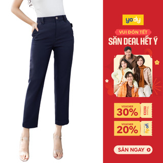  Quần âu nữ Yody đỉa Oze quần công sở regular sang trọng thoải mái TRA - WCTR25A112  QAN5092  