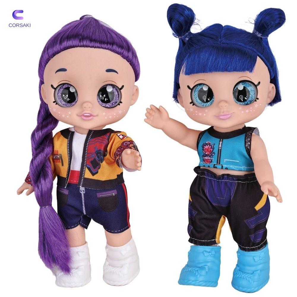 Búp bê K-POP CORSAKI, 10 Inch ‌Khớp 5D Mắt Demon Hunters Girl Doll, Humanoid Mira Musical Rumi Actio