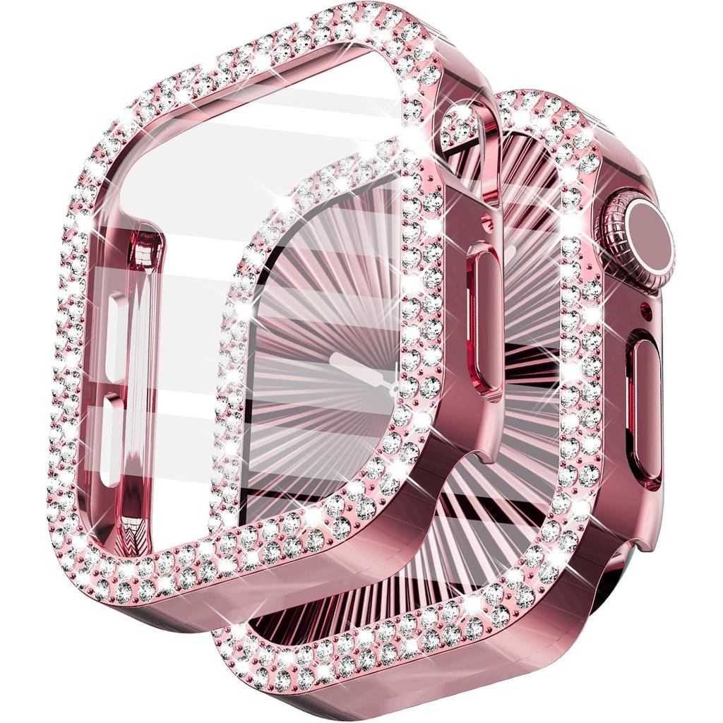 Ốp lưng Apple Watch Surace Bling có miếng bảo vệ màn hình Tương thích với Apple Watch Series 11 Seri