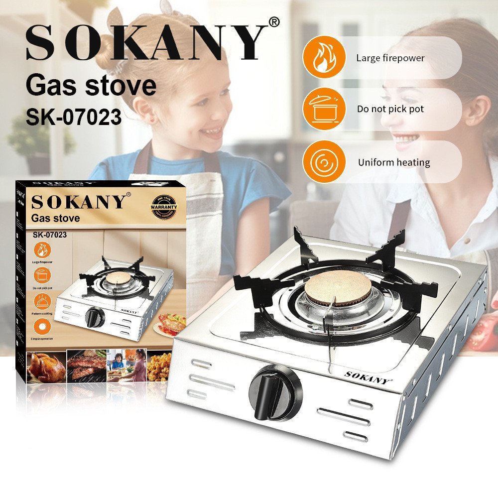 Xuất khẩu SOKANY07023 GAS STOVE Hộ gia đình BỘ GAS KHÔNG Pick Pot Metal STOVE GAS STOVE