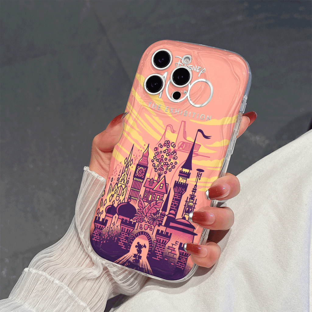 Disney Castle 100 case lưng iPhone Cho 11 case iPhone 16 plus 12 13 14 pro max 15plus cover 15pro so