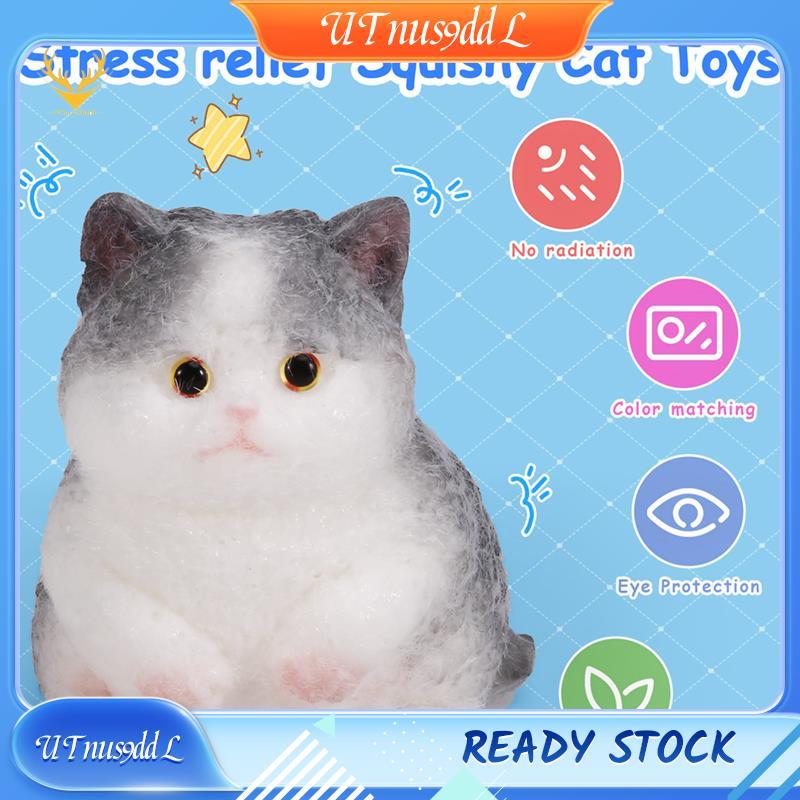 [UTnus9ddL] Đồ chơi mèo Squishy nhỏ Giảm căng thẳng Đồ chơi Squishy Mèo ngộ nghĩnh Đồ chơi Squishy M