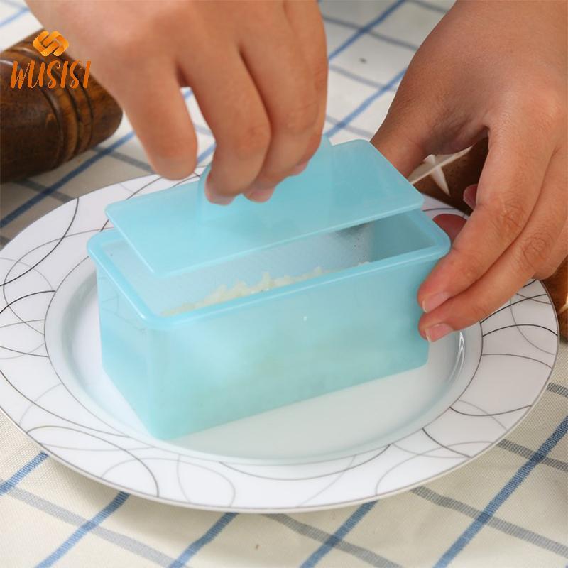 [WUSISI] No Sti Musubi Maker Press With Small Rice Paddle, Bộ dụng cụ làm Sushi Onigiri Mold Luncheo