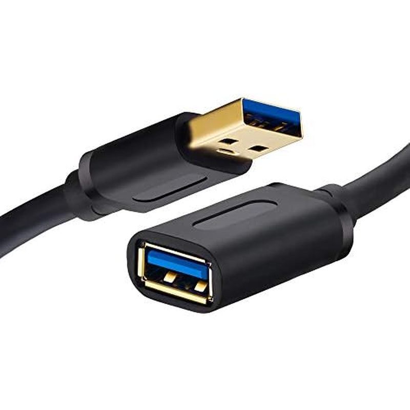 Cáp Nối Dài Tan QY USB 3.0 3Ft, Dây Mở Rộng Tốc Độ Cao USB 3.0 Loại A Nam Đến Nữ Cho PlayStation, Xb