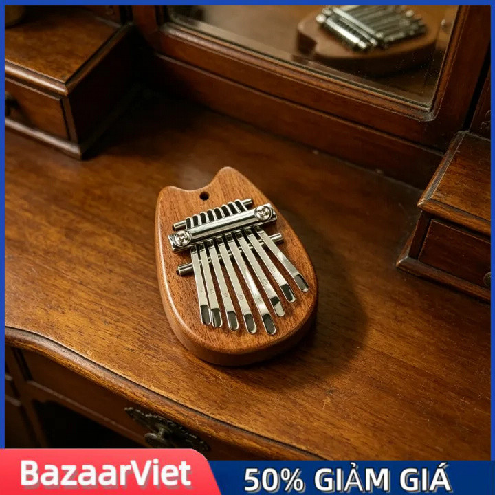 Đàn kalimba 8 phím thiết kế độc đáo Số phím: 8،Thư giãn, giảm stress،Dễ học, dễ chơi