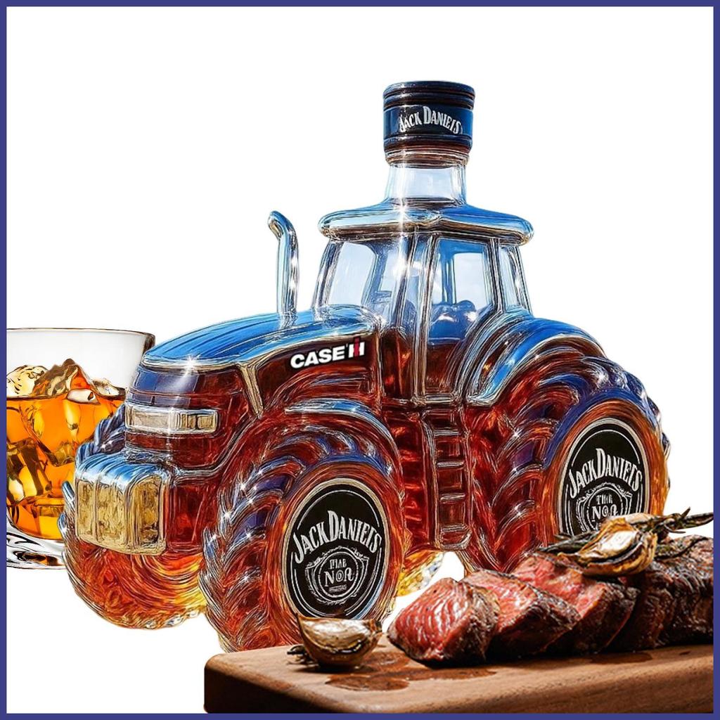 Bình Đựng Rượu 300ml Máy Kéo Hình Dạng Rượu Hộp Đựng Rượu Chai Cho Rượu Bourbon Đồ Uống Đồ Uống smbt