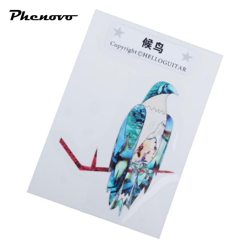 Đa Năng Headstock Inlay Sticker Decal Điện Đầu Đàn guitar Dán Phụ Kiện