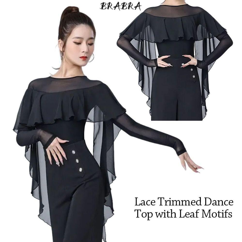 Áo khiêu vũ Latin BRBRA, Falbala Thực hành biểu diễn Váy khiêu vũ, Váy dạ hội thời trang Phụ kiện kh