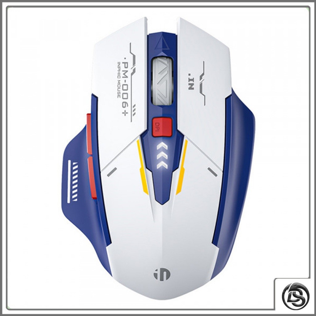 CHUỘT KHÔNG DÂY INPHIC F9 GUNDAM SILENT SWITCH |  INPHIC F1S SILENT SWITCH ĐEN  A9 MULTI MODES SILEN