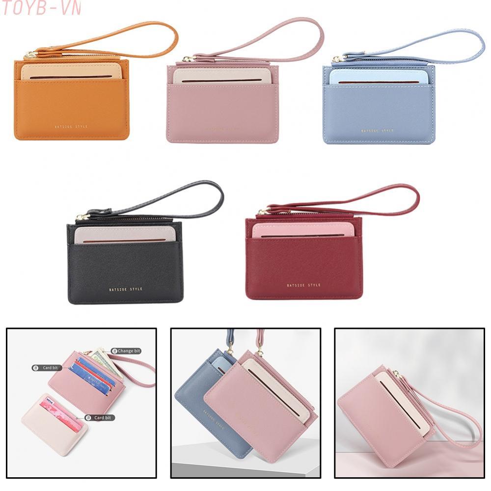 【TOYBOX】Credit Card Holder Specifications Blue Burgundy Compact Size Functional