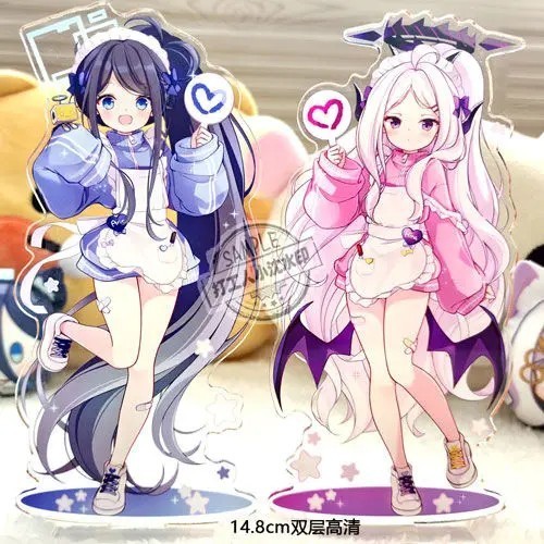 Mô hình Standee Blue Archive  Arisu Hina Mika trang trí bàn học phụ kiện anime game quà tặng decor
