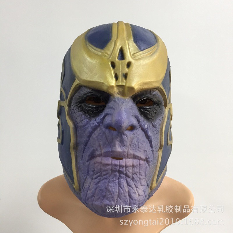 Avengers Thanos Mũ Đội Đầu Marvel Phim Hàng Hóa cosplay Găng Tay Vô Hạn Thanos Đạo Cụ