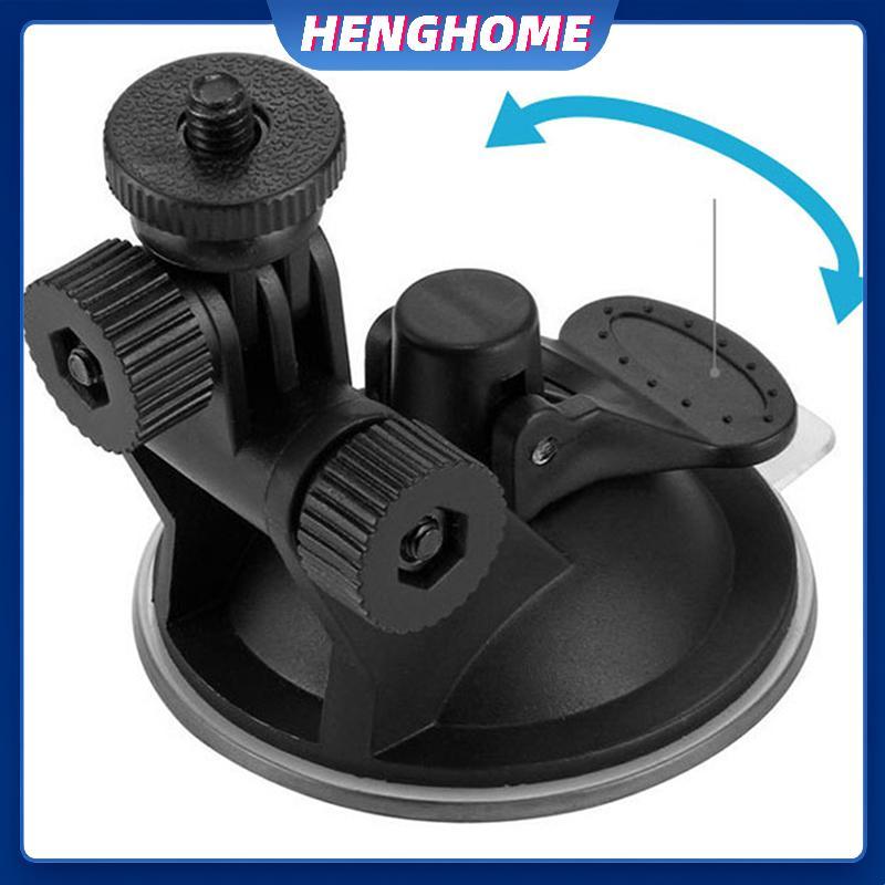 HENGHOME Camera Hành Động Mini Hút Cốc Giá Đỡ Kính Chắn Gió Ô Tô Giá Đỡ Camera Adapter Xoay 360 Độ G