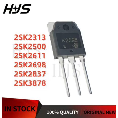2 Chiếc 2SK2611 2SK2313 2SK3878 2SK2837 2SK2698 2SK2500 K2611 K2313 K3878 K2837 K2698 K2500 TO-3P Hà