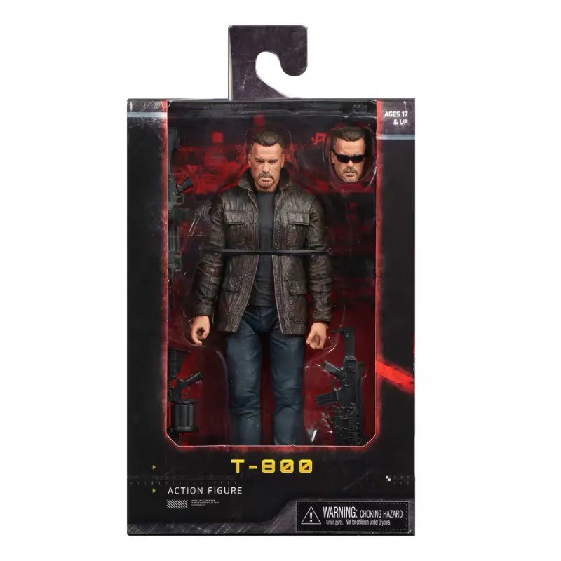 Hàng sẵn có NECA Terminator 2019 Dark Destiny T800 Sarah Connor 23cm Trang trí búp bê mô hình di chu