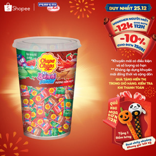  Kẹo cao su gum thổi có nhân Chupa Chups Big Babol Sploosh  Hũ 74 viên  hương dưa hấu dâu cola 