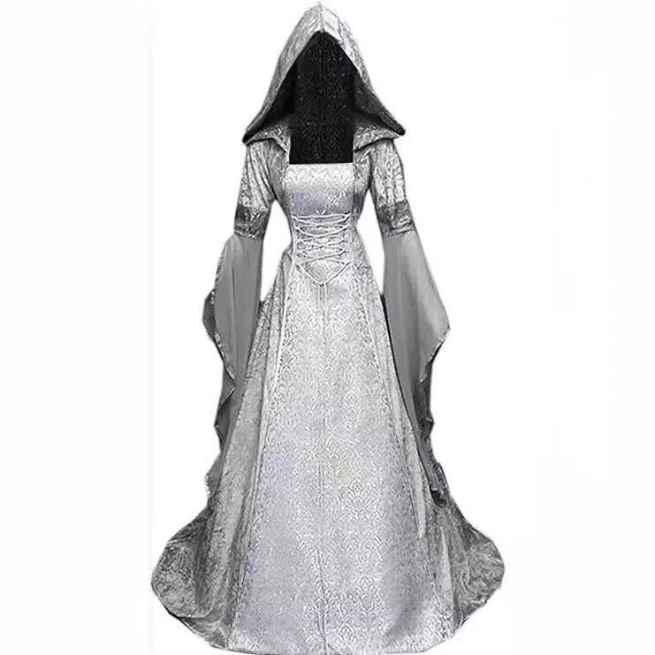 Đầm Cosplay Phù Thủy Nữ Style Vintage Gothic