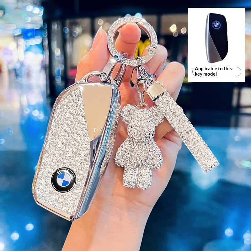 Dành Cho Xe BMW TPU Từ Xa Chìa Khóa Móc Khóa Bảo Vệ Cho Xe BMW M60 / iX1 / iX2 / iX3 / XM / i4 / i5 
