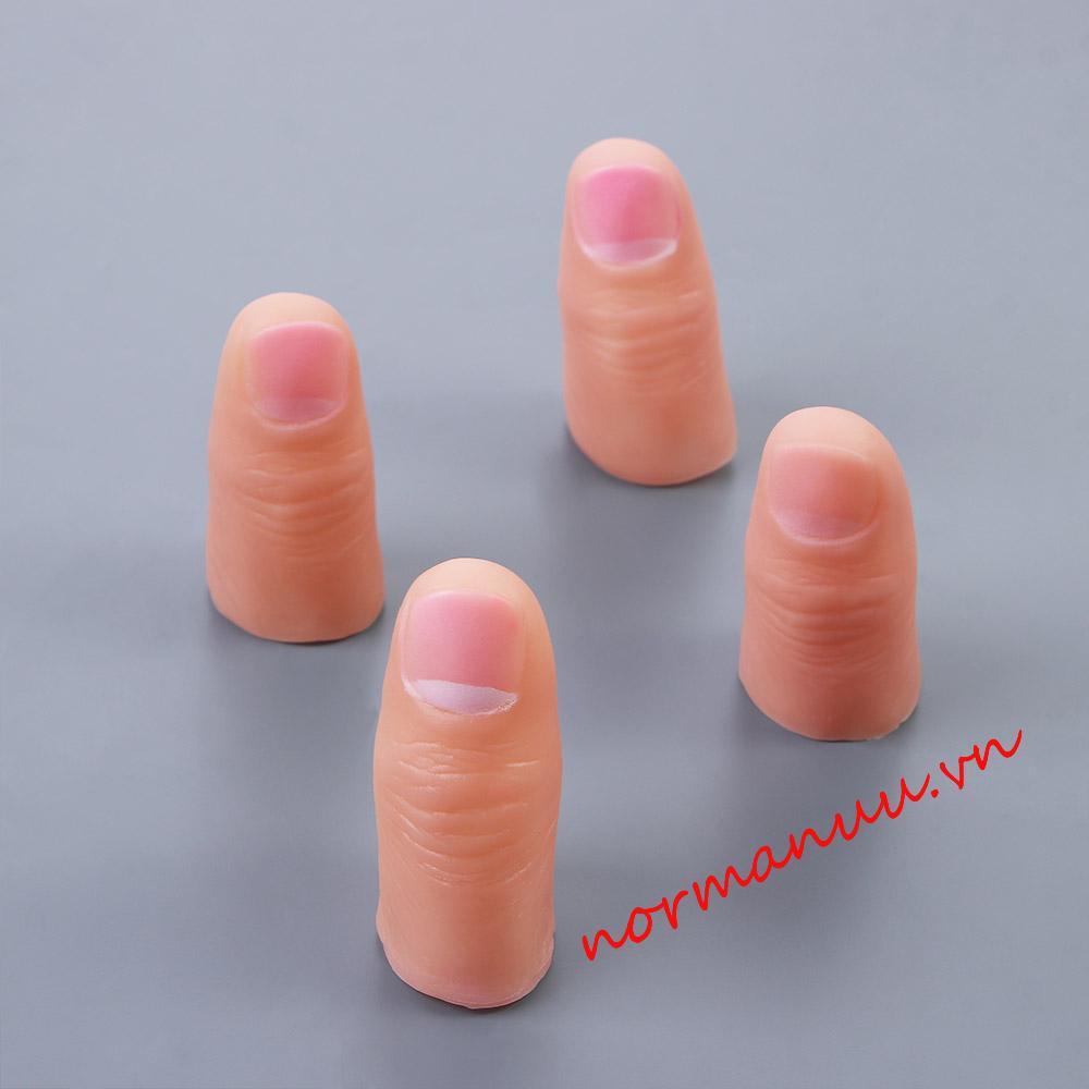 NORMAN6G Ngón Tay Lừa Đạo Cụ Đồ Chơi Vui Nhộn Quà Tặng Giáng Sinh Giả Ngón Tay Cái Đầu Ảo Thuật Lừa 