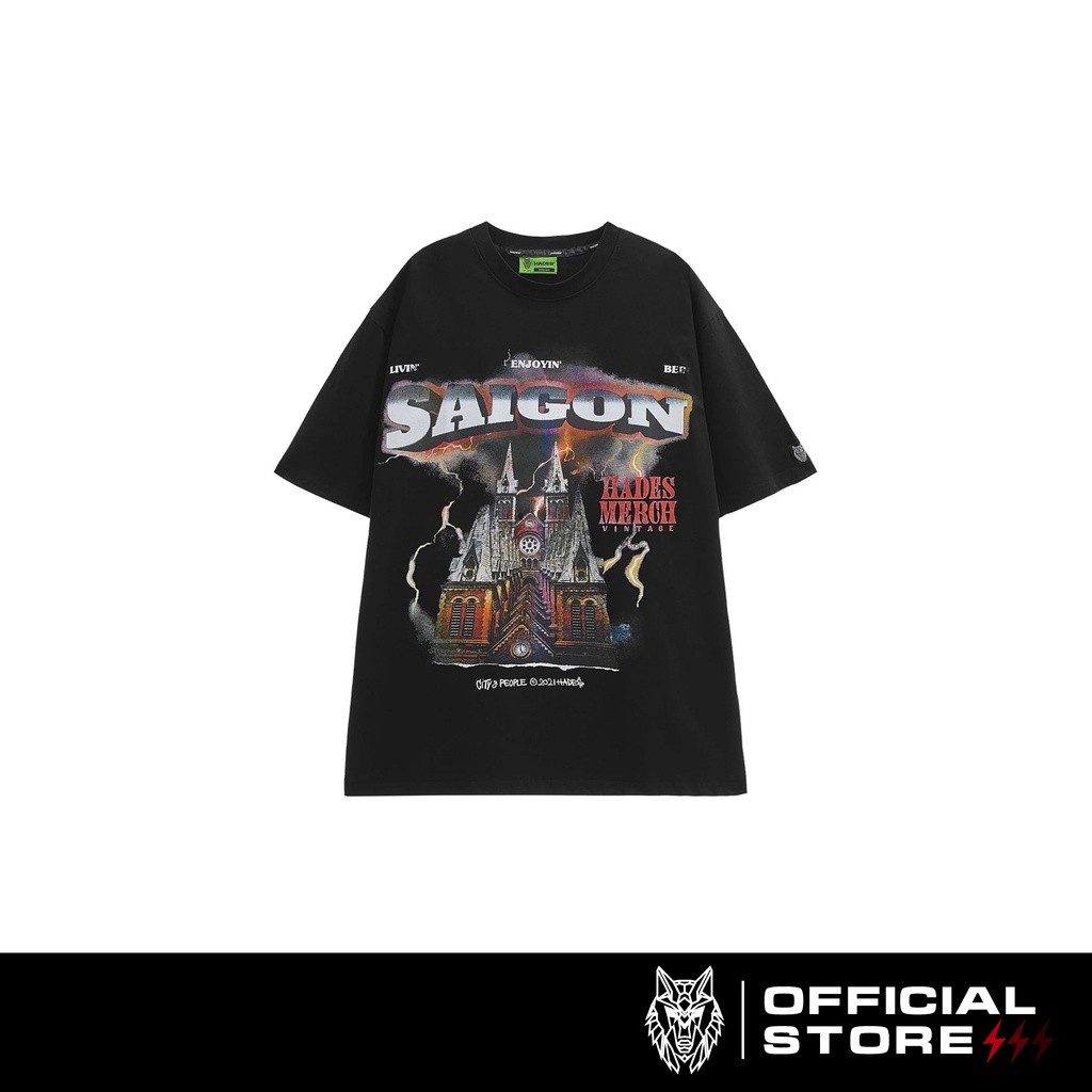 Hades chính hãng – Áo thun nửa tay Saigon Spirit, chất liệu 100% cotton