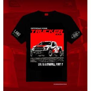 Xe tải 4x4 Extreme Offroad Áo thun / Baju Microfiber Jersi