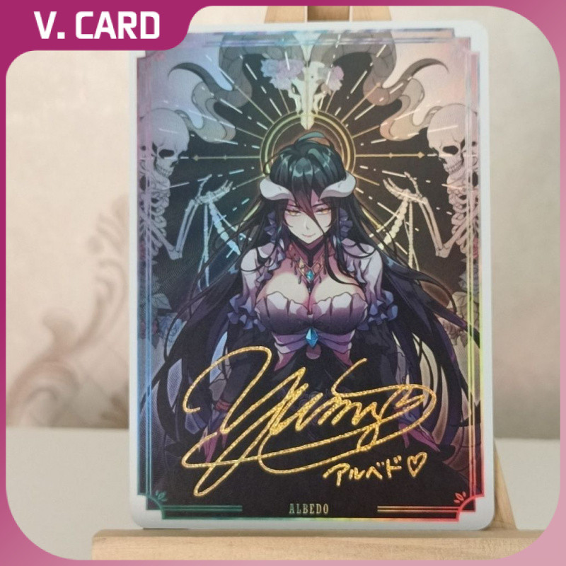 Albedo King of the Undead Gấp Màu Vàng Ký Flash Thẻ Gấp Đèn Nhấp Nháy Kích Thước 86 * 59MM Tùy Chỉnh