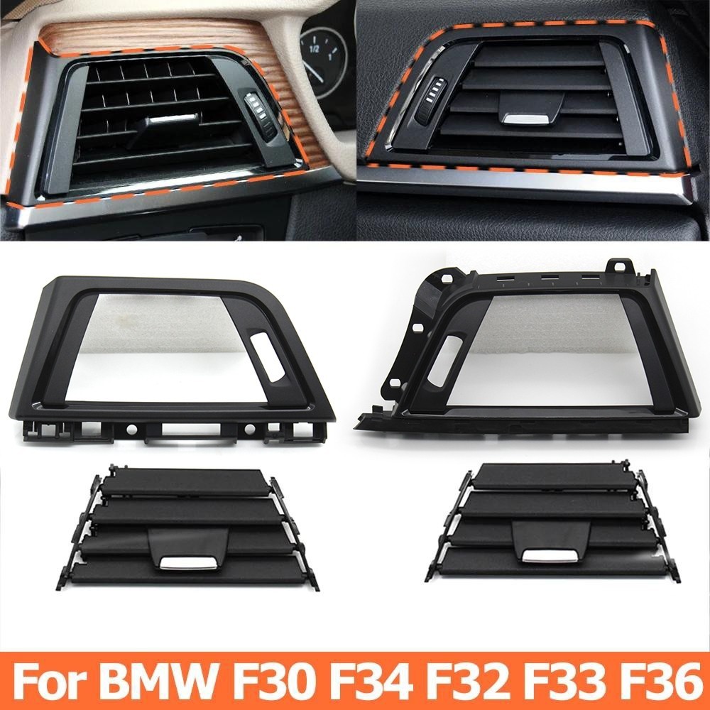 RHD Phía Trước Trái Phải Dash Điều Hòa Không Khí AC Lỗ Thông Hơi Ổ Cắm Nướng Bao Bảng Điều Khiển Tha