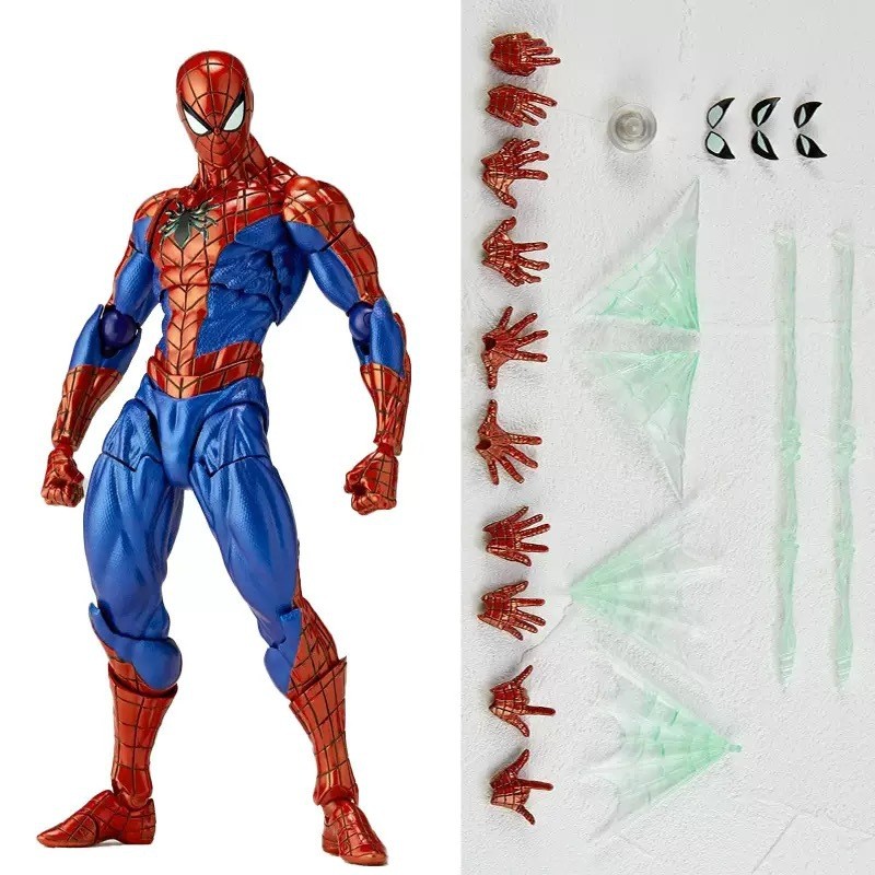 CT Ocean Hall Marvel Yamaguchi Style shf Spider-Man Hình 2.0 Miles KO Đồ chơi mô hình siêu di chuyển