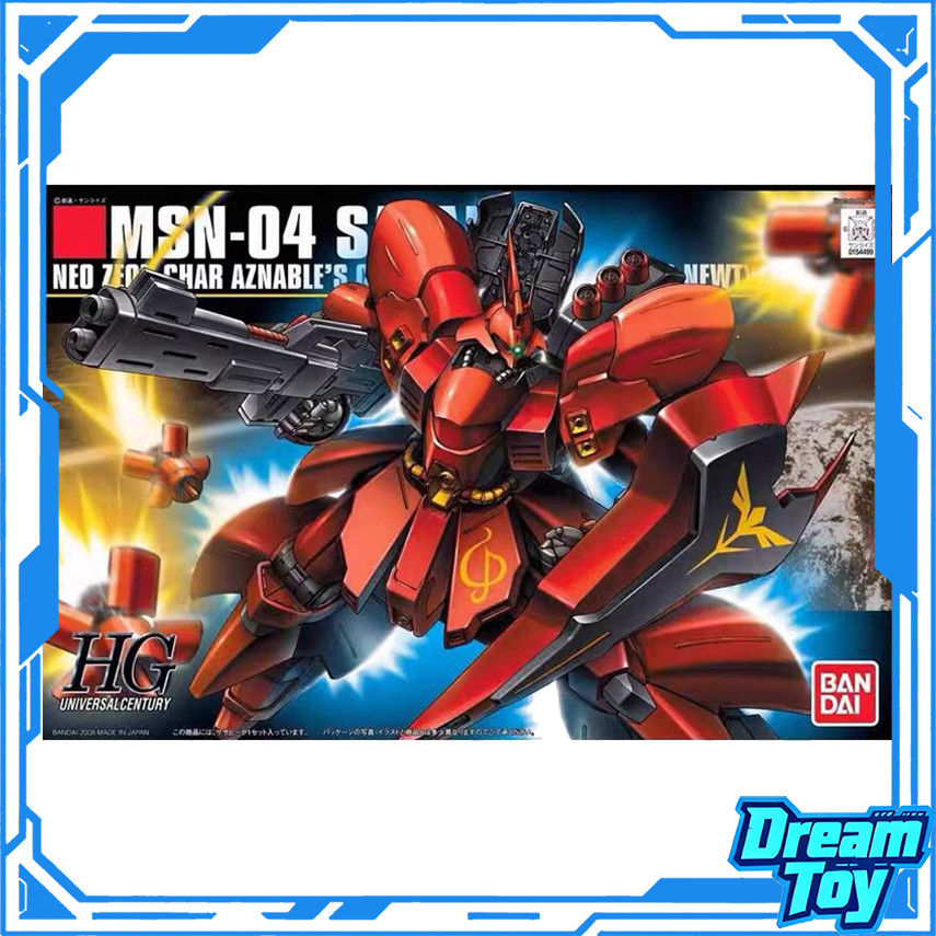 Bandai HG HGUC MSN-04 Sazabi – Bộ đồ di động Neo Zeon của Char Aznable | Bộ mô hình Gundam có thể đặ