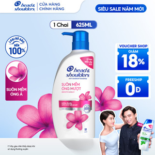  Livestream  Dầu Gội HEAD & SHOULDERS Suôn Mềm Óng Mượt Chai 625ML 