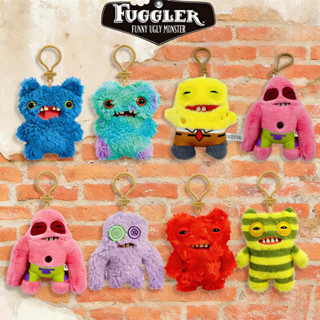 Sáng Tạo Fuggler Spongebob Sang Trọng Mặt Dây Chuyền Búp Bê Xấu Xí Dễ Thương Răng Quái Vật Nhồi Bông Đồ Chơi Trang Trí