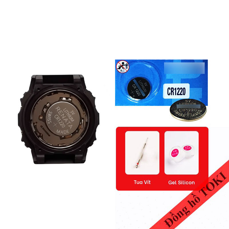 Pin CR1220 dùng cho đồng hồ tương thích casio G-shock GA-110 các màu