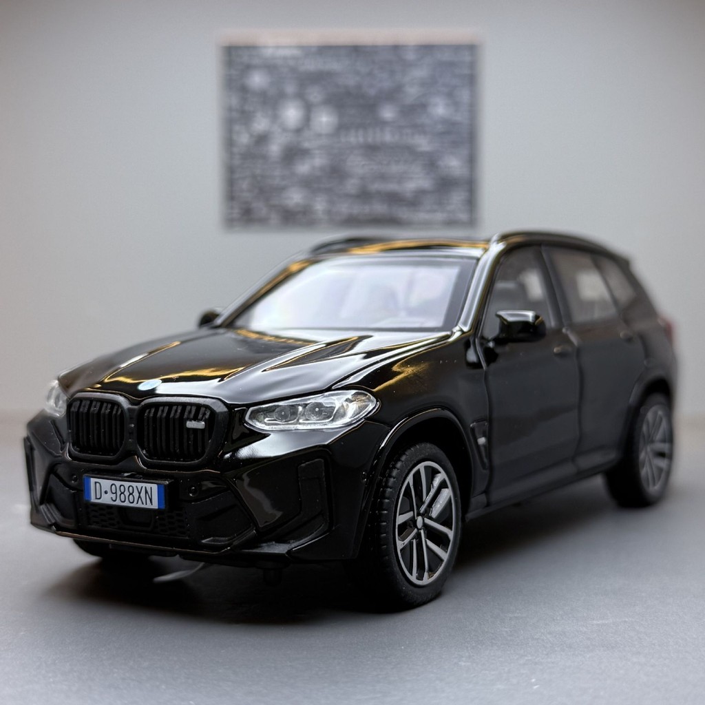 Mô Hình Xe BMW X3M Tỉ Lệ 1:32, Vỏ Hợp Kim Cao Cấp, Có Đèn & Âm Thanh, Đánh Lái Được