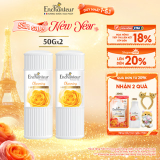  Combo 2 Phấn thơm hương nước hoa cao cấp Enchanteur Charming  50g x 2  