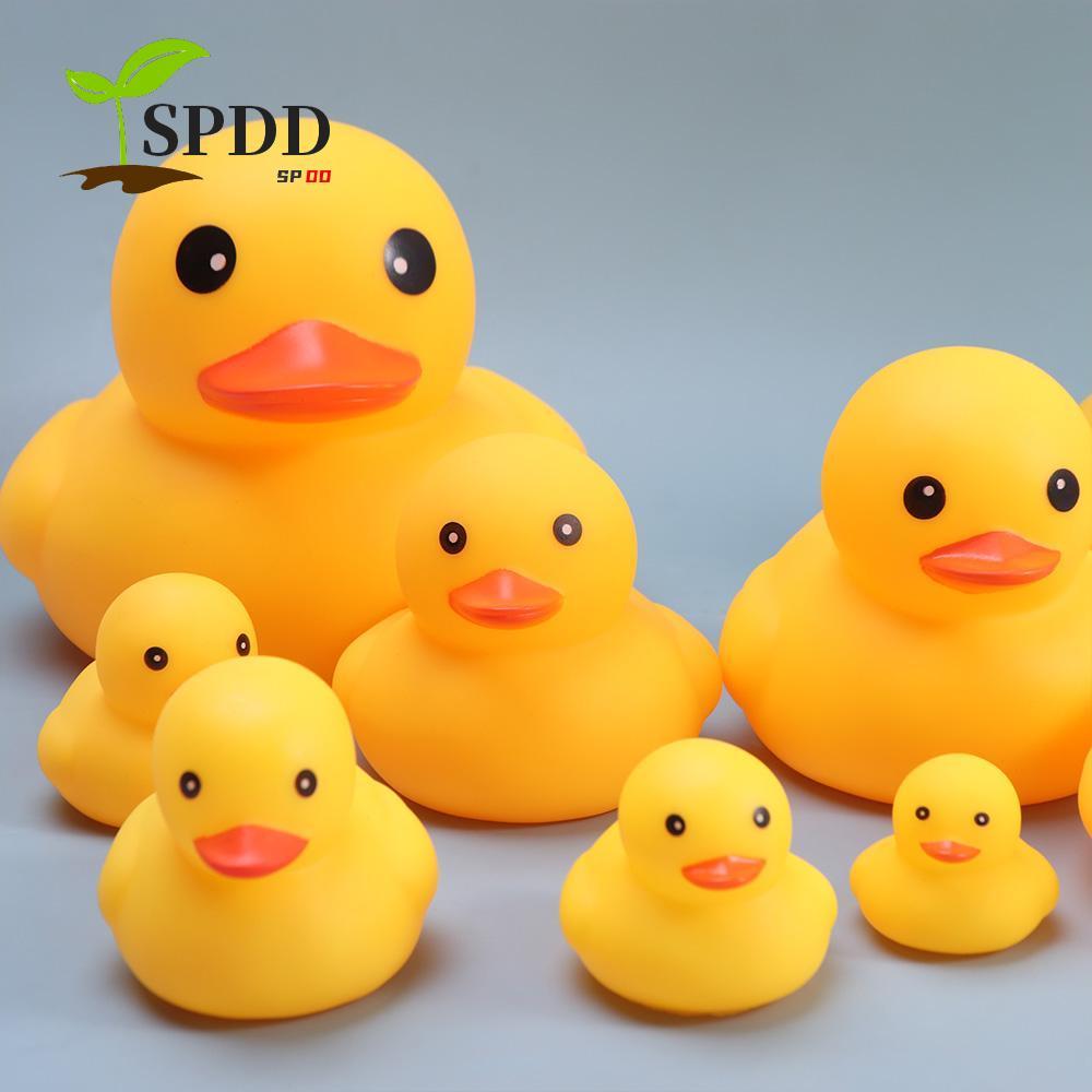 Vịt SPDD với đồ chơi tắm âm thanh bóp, có âm thanh bóp Đồ chơi tắm cho bé Vịt vàng mềm, Đồ chơi tắm 