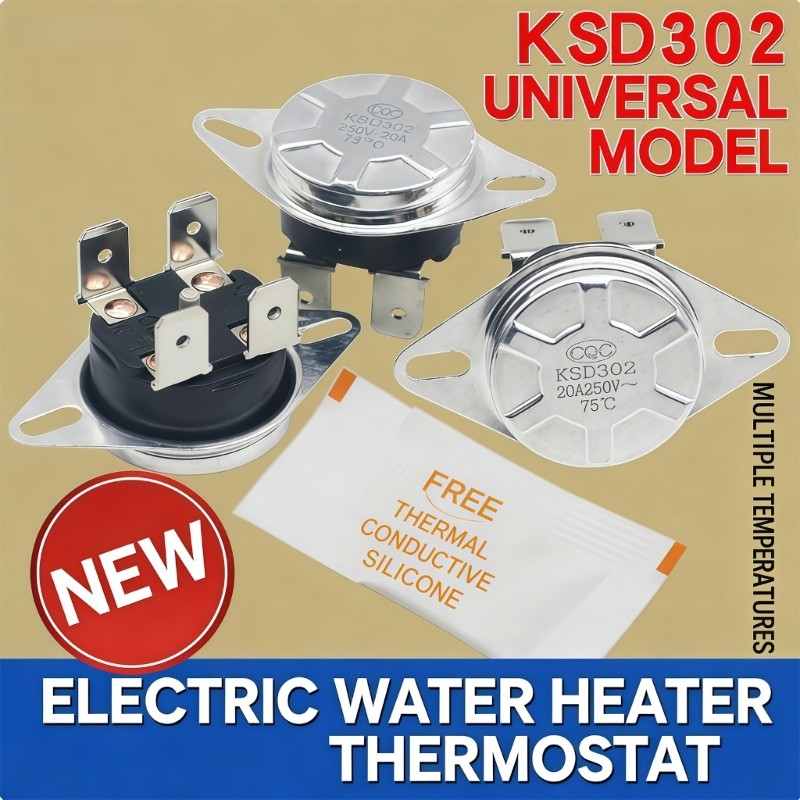 Công tắc điều khiển nhiệt OPP KSD302 20A 250V cho thiết bị gia dụng Bền bỉ