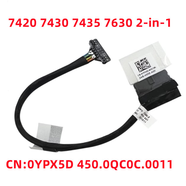 Thích hợp cho Dell 14 PLus 7420 7430 7435 7630 Cáp pin 2 trong 1 Cáp phẳng 0YPX5D
