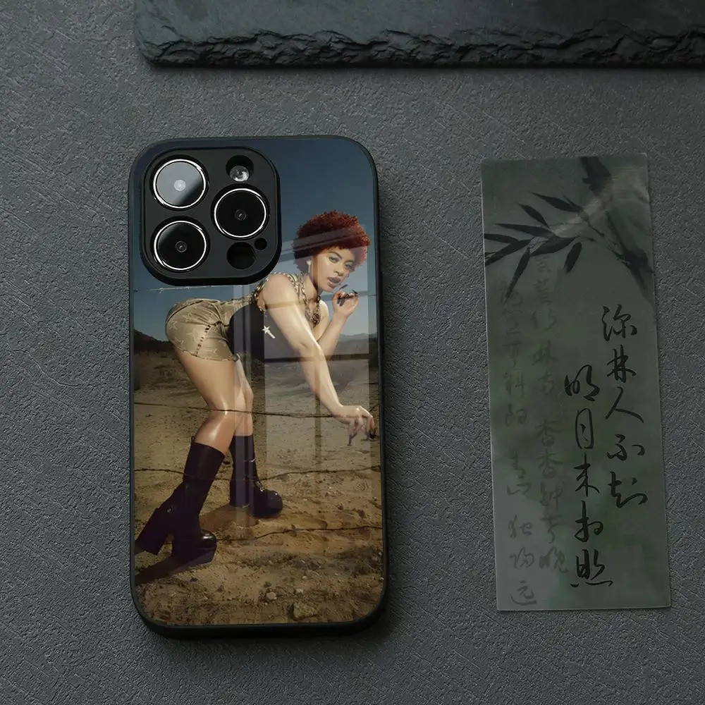 BK-3 Hot Singer Ice Spice Ốp Điện Thoại IPhone 17 16 14 Pro 15 13 12 Max 11 XR XS 6 Air 7 8 6s X Lux