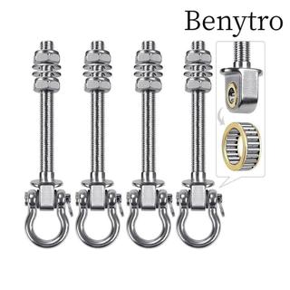 Móc xoay BENYTRO, Móc võng trục ren hạng nặng, Thép không gỉ di động Lắp đặt dễ dàng Móc võng Yoga Sân chơi ngoài trời trong nhà