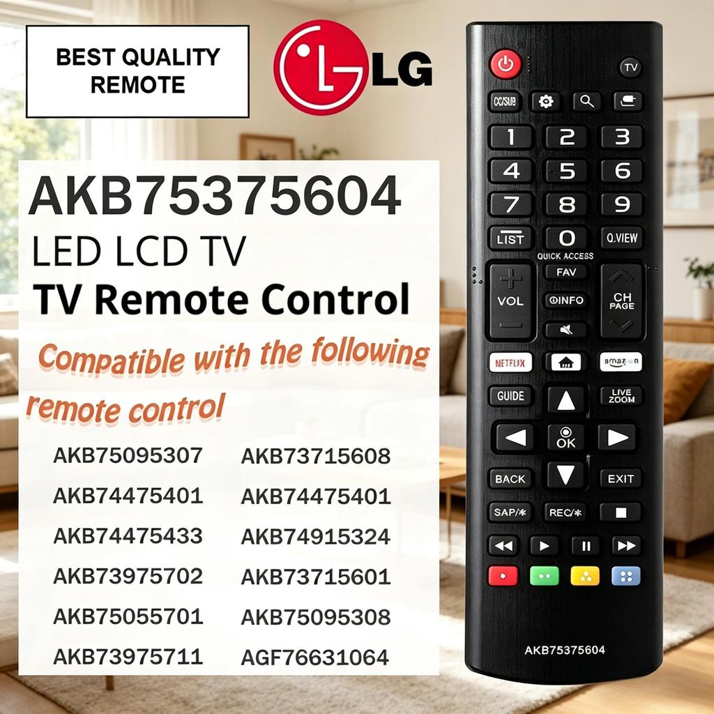 Điều khiển từ xa LG AKB75375604 Thích hợp cho LG Smart TV LG Models LCD LED 3D HDTV 4K TV AKB7537560