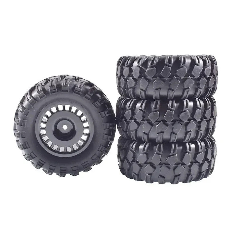 4 90mm 12mm Lốp cao su lục giác & Vành bánh xe nylon cho MN128 MN999 MN86 MJX 10208 Đa năng