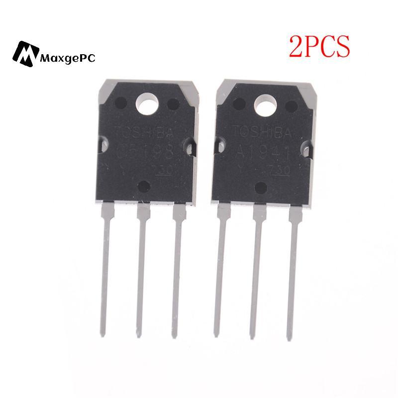 [Max-t] 1 cặp (2 chiếc) 2SA1941 & 2SC5198 TOSHIBA Transistor A1941 & C5198 mới