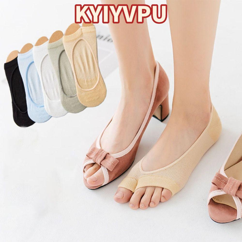 Tất chia ngón chân cotton thoáng khí miệng cá, size EUR 35-40