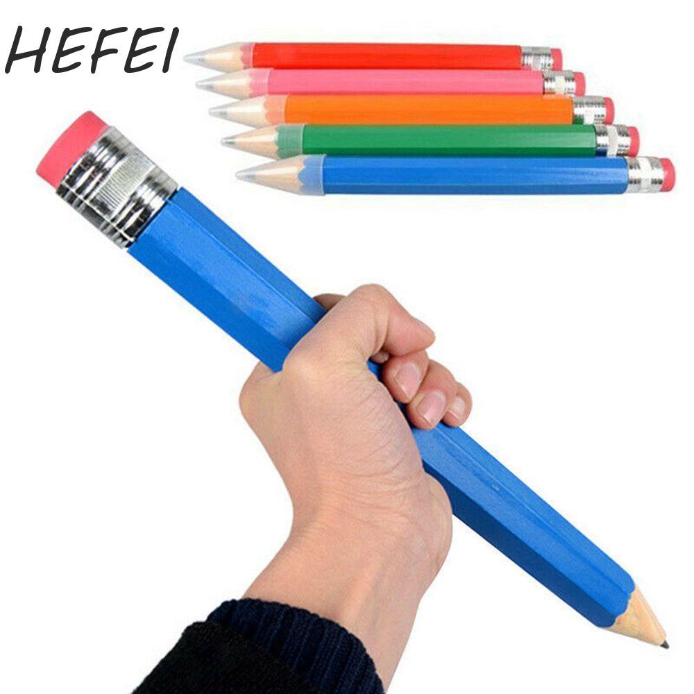HEFEI Tiện ích bút chì bằng gỗ HEFEI Mới lạ Quà tặng trẻ em Đồ dùng học tập