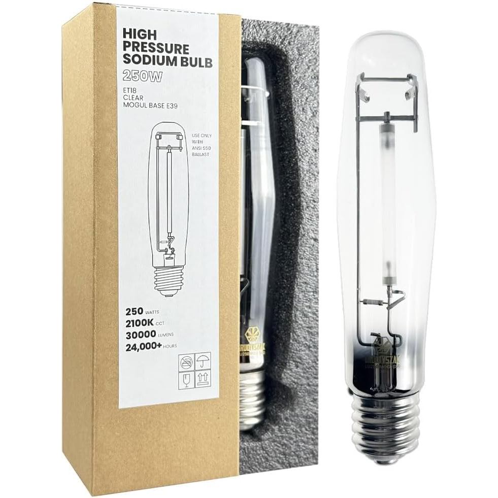 Bóng đèn Natri áp suất cao LU250 / MOG 250 Watt, Đế Mogul (E39), Mã ANSI S50, 30000 Lumen, 24000 Giờ