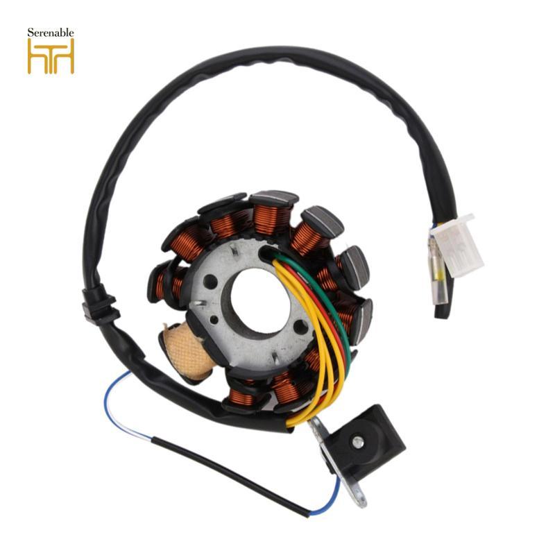 Động Cơ Xe Máy ATV Bụi Bẩn Xe Đạp Stator Magneto Cuộn Dây 11 Cực Cho Xe Honda GY6