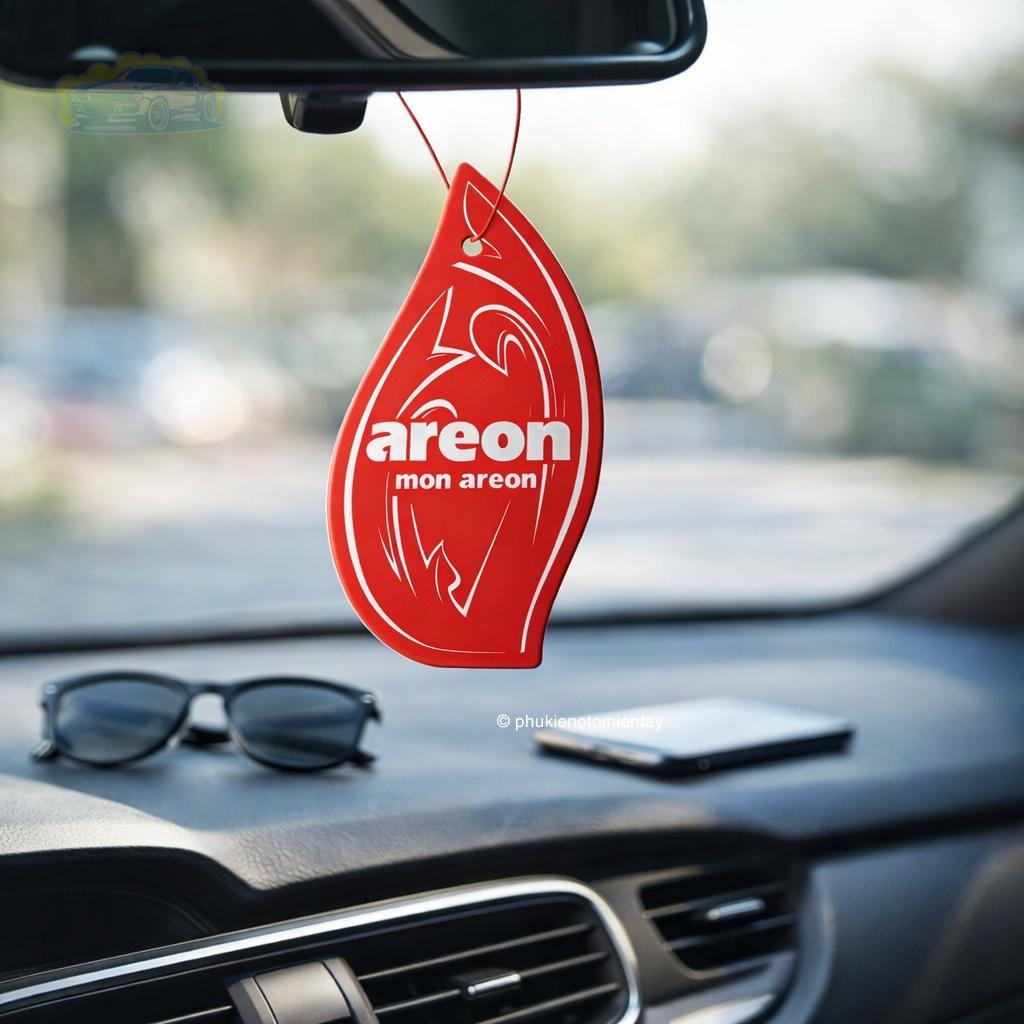 Areon Combo 5 Cái Lá Thơm Treo Xe Ô Tô Hương Táo Quế Khử Mùi Tốt Trang Trí Nội Thất Xe Hơi Nhập Khẩu Chính Hãng 4