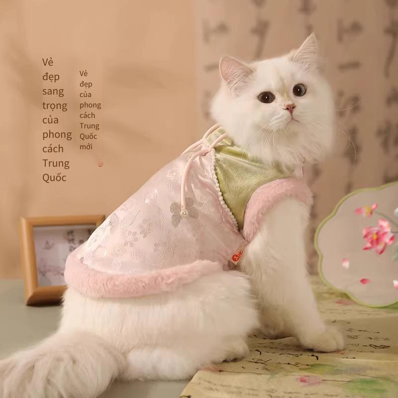 Quần Áo Mèo Năm Mới Dày Quần Áo Muppet Đức