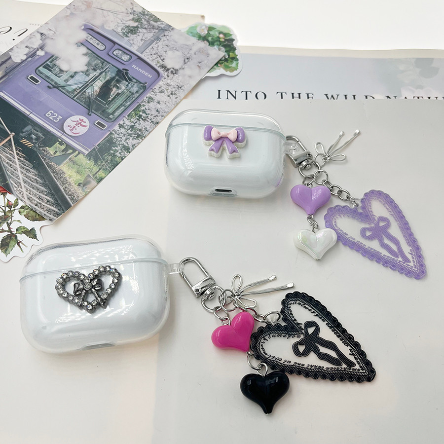 Ốp Lưng love keychian Dành Cho airpods pro 2 3 / AirPods4 / airpod pro3 Ốp Lưng Silicon Tai Nghe air