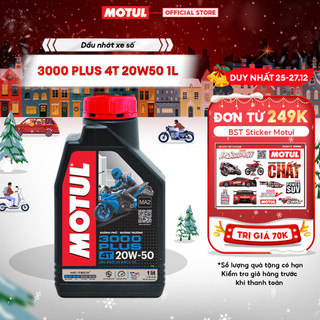  Dầu nhớt xe máy MOTUL 3000 PLUS 4T 20W50 1L 